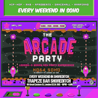 NQ64 SOHO - Bashment, Hip-Hop, & Afrobeats Arcade party
