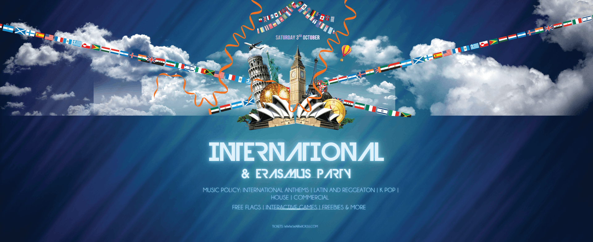 International & Erasmus Freshers Party | Coventry & Warwick Freshers 2026