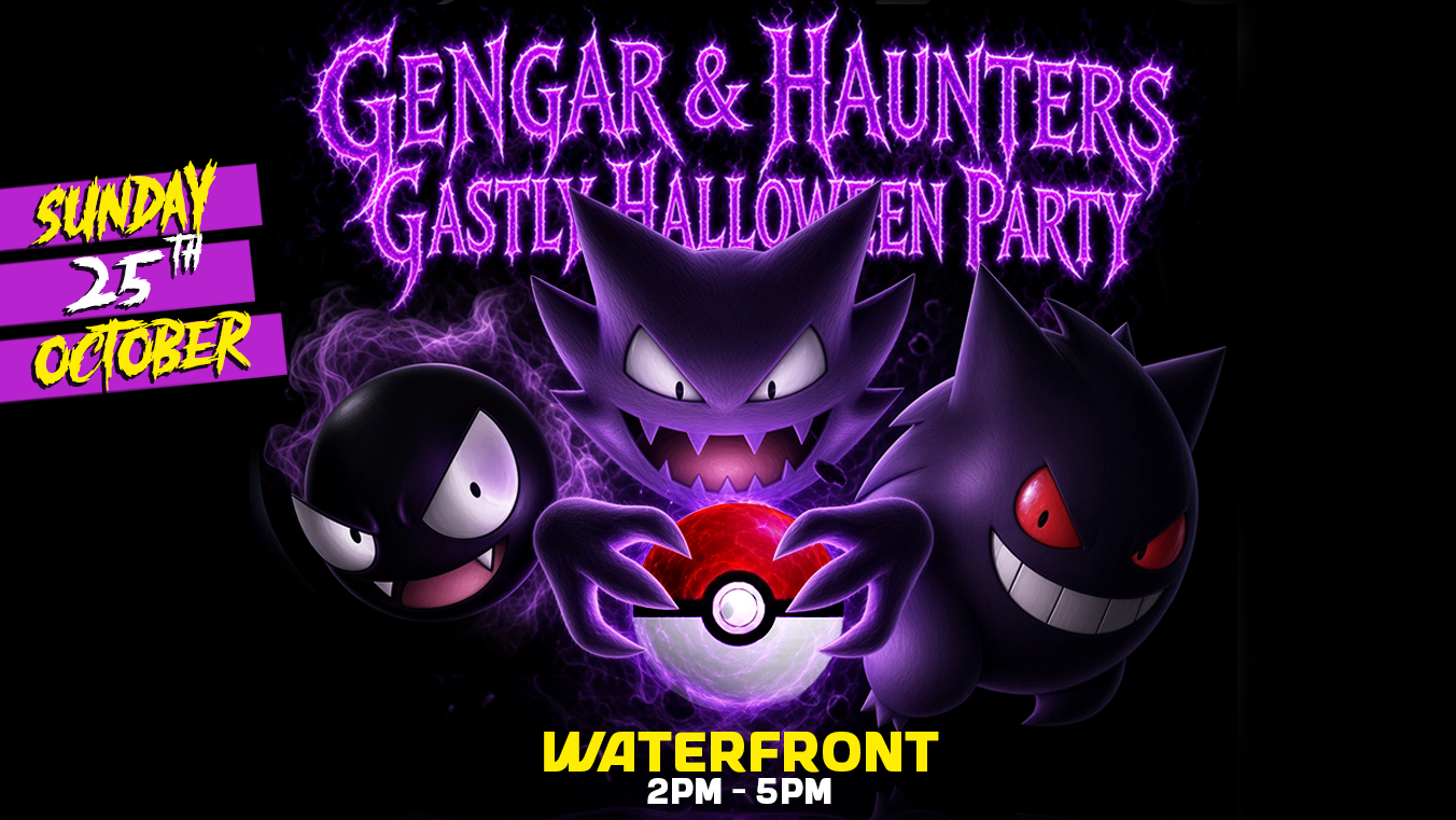 GENGAR & HAUNTER’S GASTLY FAMILY HALLOWEEN PARTY!