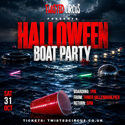 HALLOWEEN ON THE THAMES 🎃🪩 | Sat 31st Oct