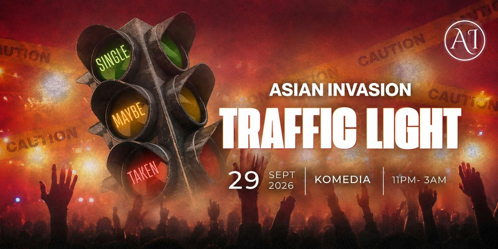 Bath: Asian Invasion Traffic Light Party