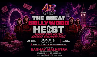 BOLLYWOOD HEIST || Ft. RAGHAV MALHOTRA || SHOREDITCH TAKEOVER ||