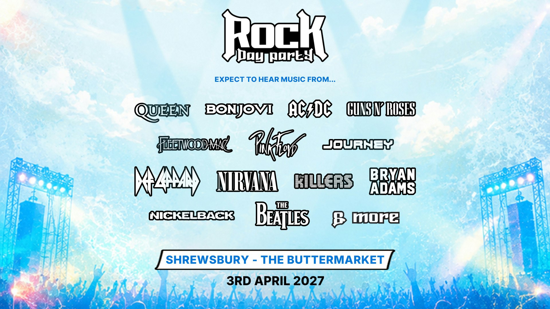 ROCK DAY PARTY COMES TO SHREWSBURY! 🎸🔥