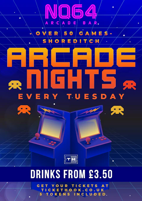Arcade Night @ NQ64 Shoreditch Tuesday 15th September