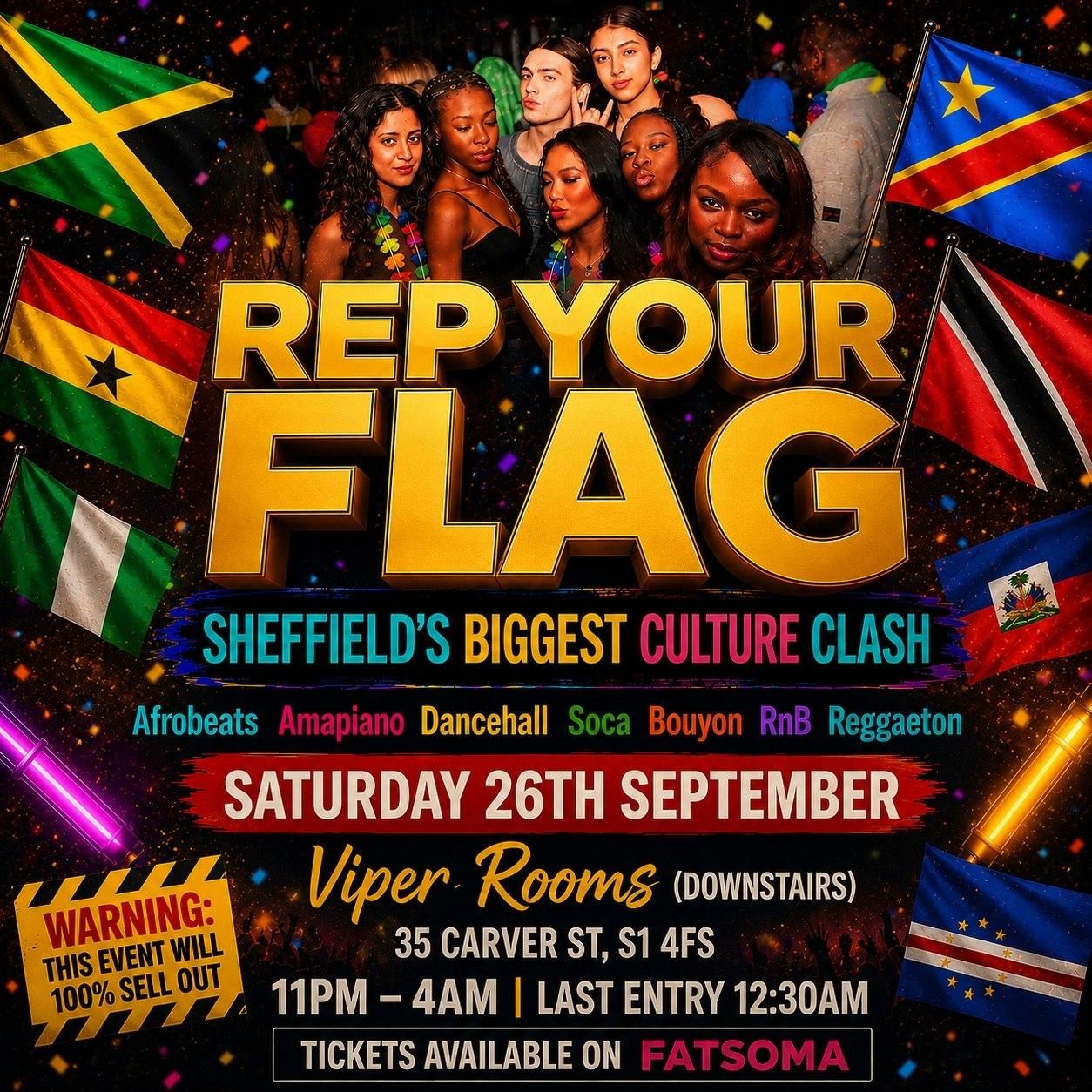REP YOUR FLAG – SHEFFIELD’S BIGGEST CULTURE CLASH