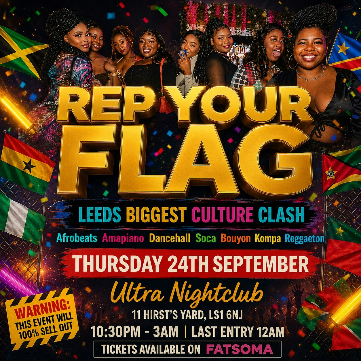 REP YOUR FLAG – LEEDS’ BIGGEST CULTURE CLASH