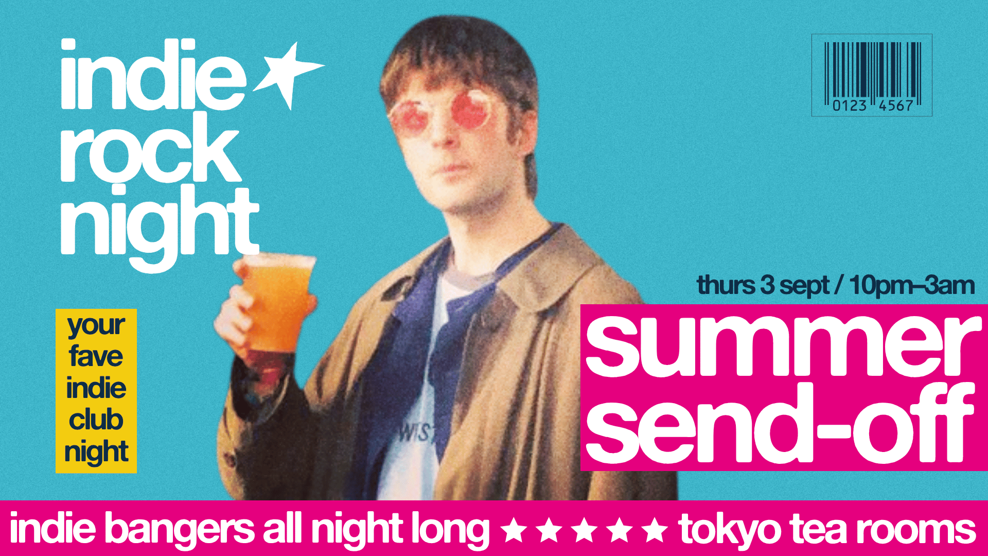 Indie Rock Night ∙ SUMMER SEND OFF PARTY @ Tokyo Tea Rooms *7 £3 TICKETS LEFT*
