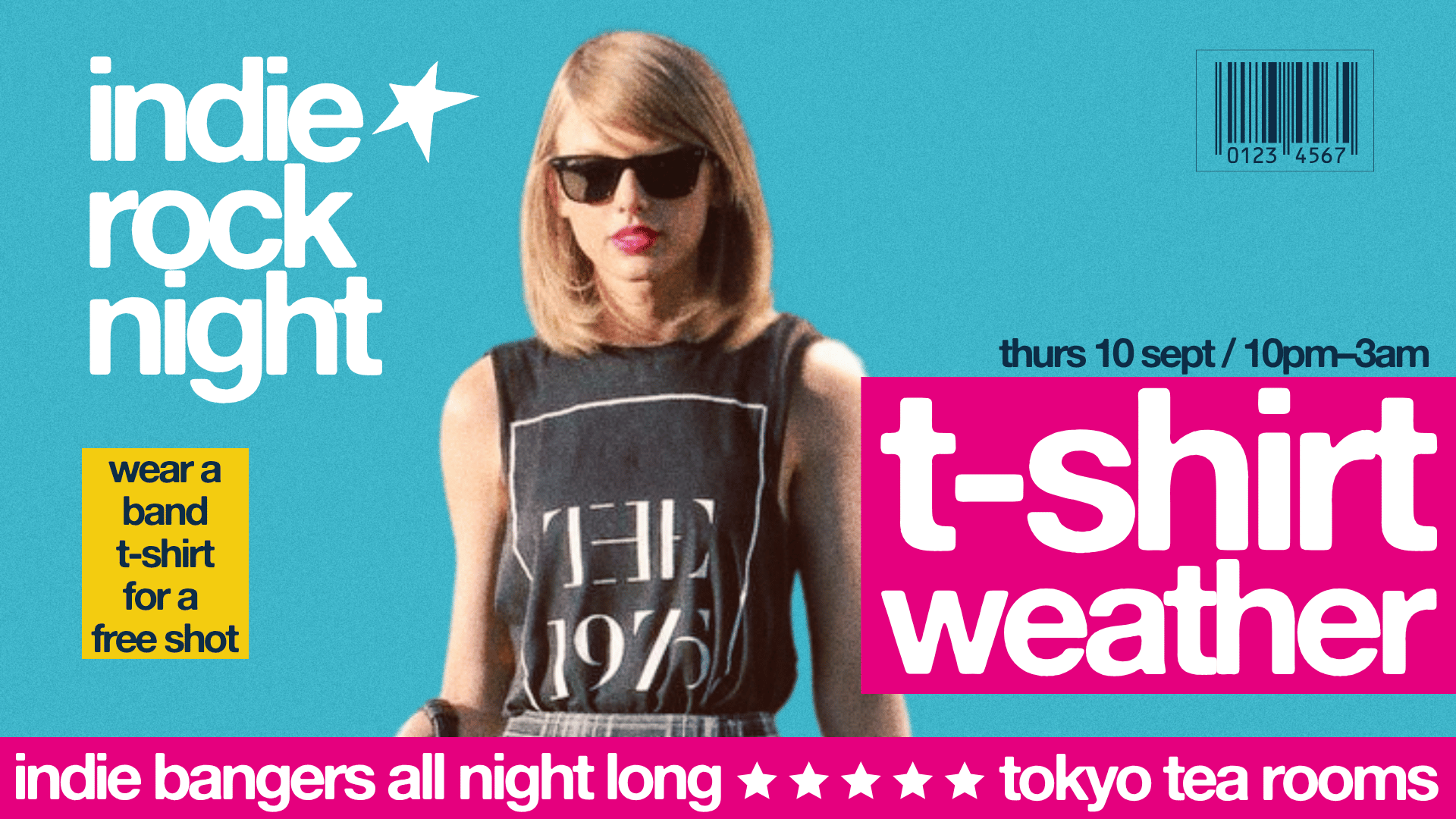 Indie Rock Night ∙ T-SHIRT WEATHER *27 £5 TICKETS LEFT*