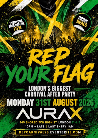 Rep Your Flag - Everyone Free Before 11PM