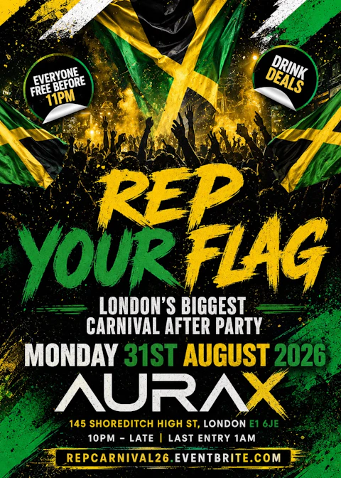 Rep Your Flag - Everyone Free Before 11PM