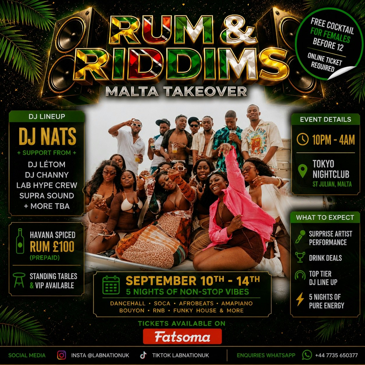 RUM & RIDDIMS – MALTA