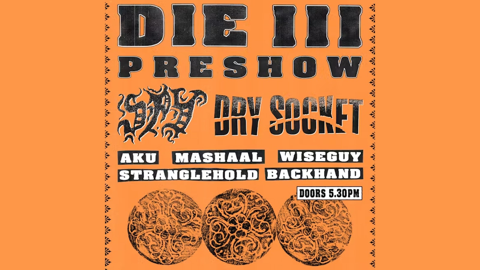 SPY + Dry Socket + more TBA