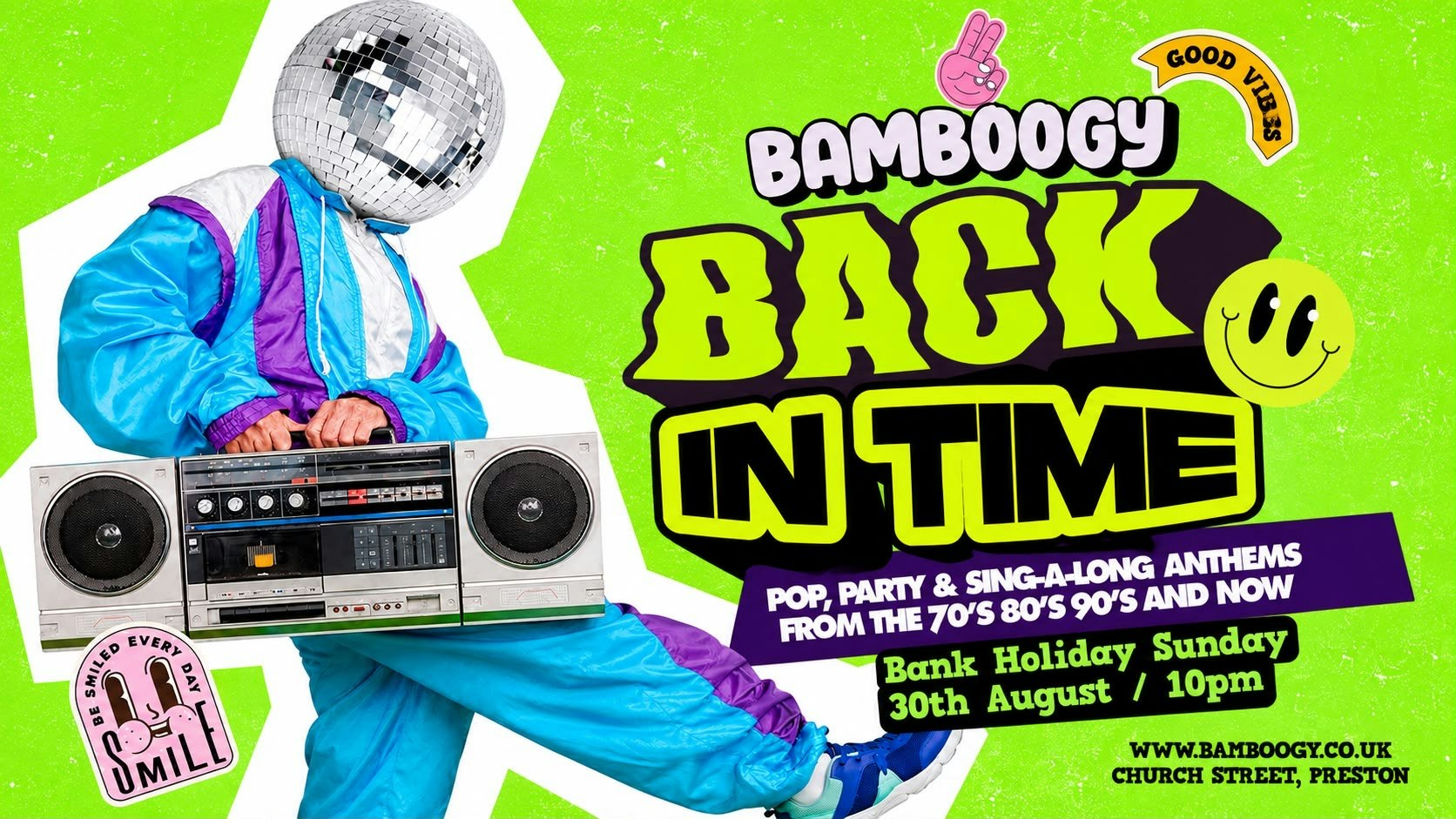 🪩 BACK IN TIME… 70’s, 80’s, 90’s & NOW // BAMBOOGY PRESTON 🪩