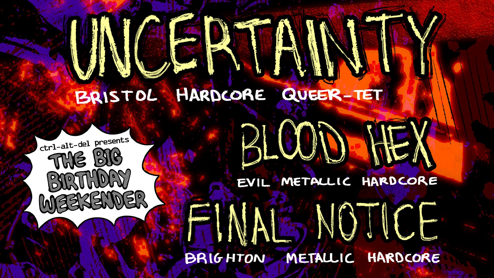 Uncertainty + Blood Hex + Final Notice