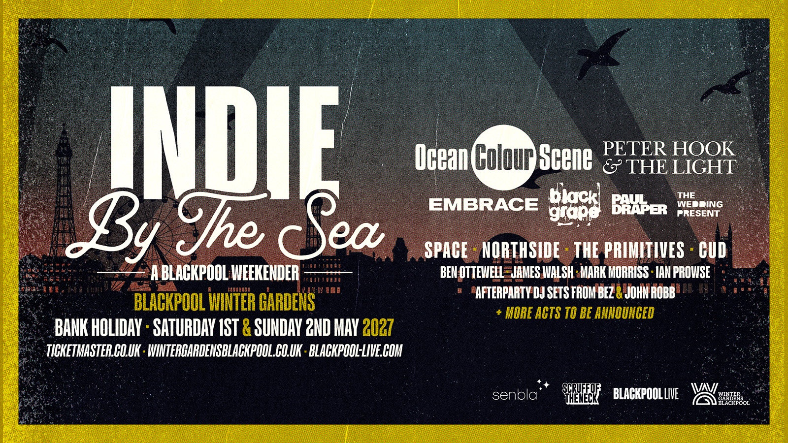 Indie By The Sea 2027 | Blackpool, Winter Gardens