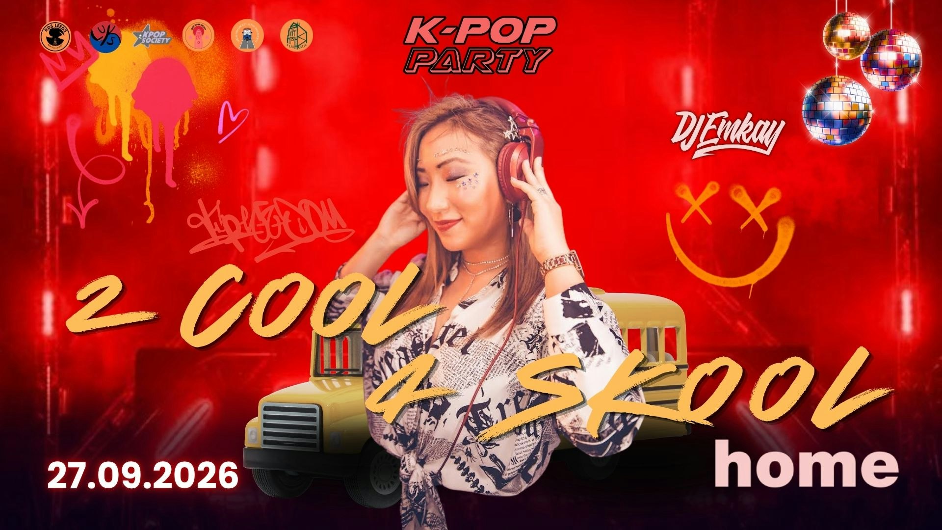 2 COOL 4 SKOOL KPOP PARTY Leeds with DJ EMKAY | Sunday 27th September