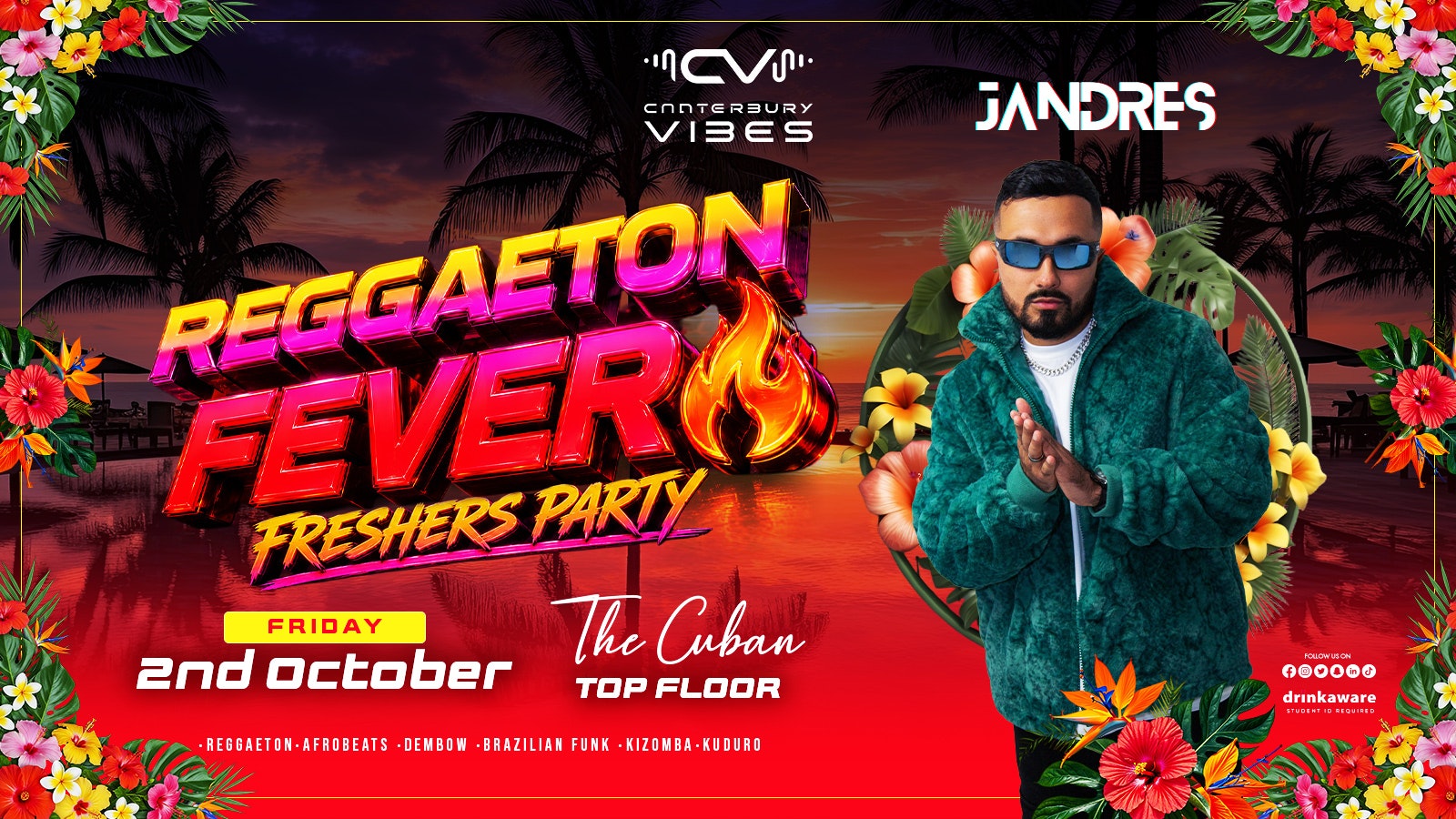 REGGAETON FEVER 🔥 – FRESHERS PARTY