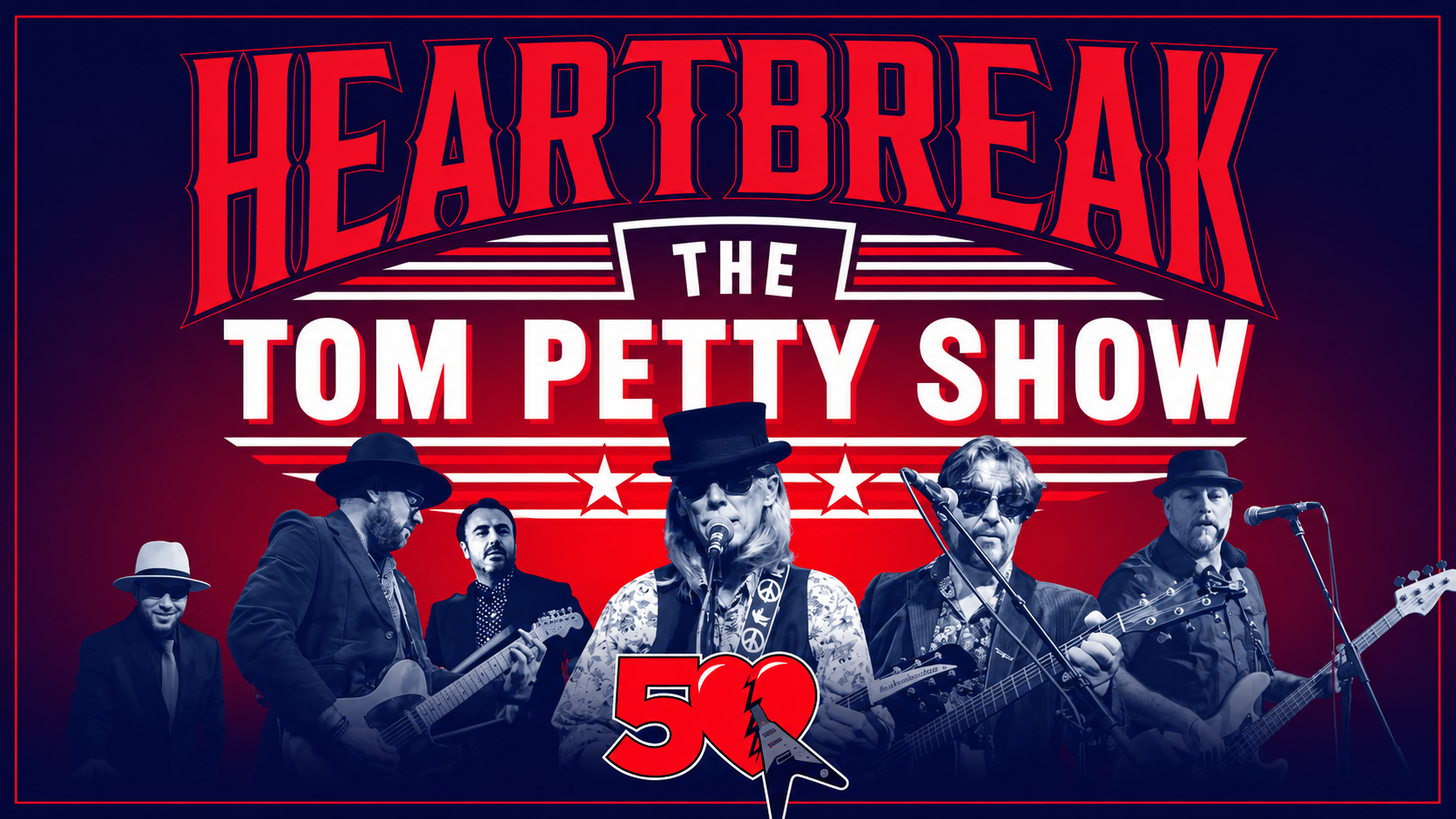 🚨 THIS SUNDAY! 💔 Heartbreak // The Tom Petty Show + Support Tom Byrne