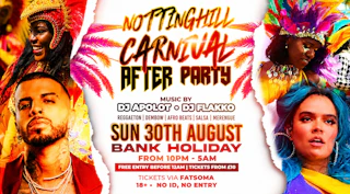 CARNIVAL AFTER PARTY “ BANK HOLIDAY SPECIAL”@PARADISE
