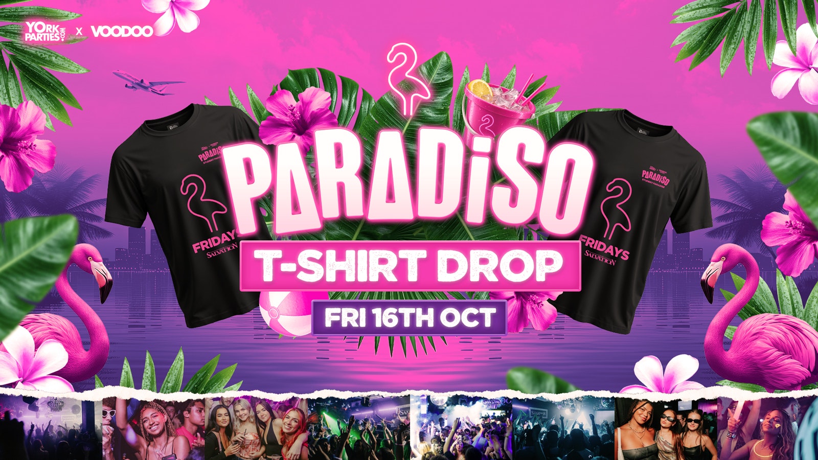 PARADISO FRIDAYS Student Paradise 🦩 T-Shirt Drop