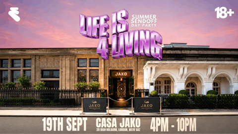LIFE IS 4 LIVING PT.2: LONDON'S SUMMER SEND-OFF DAY PARTY!