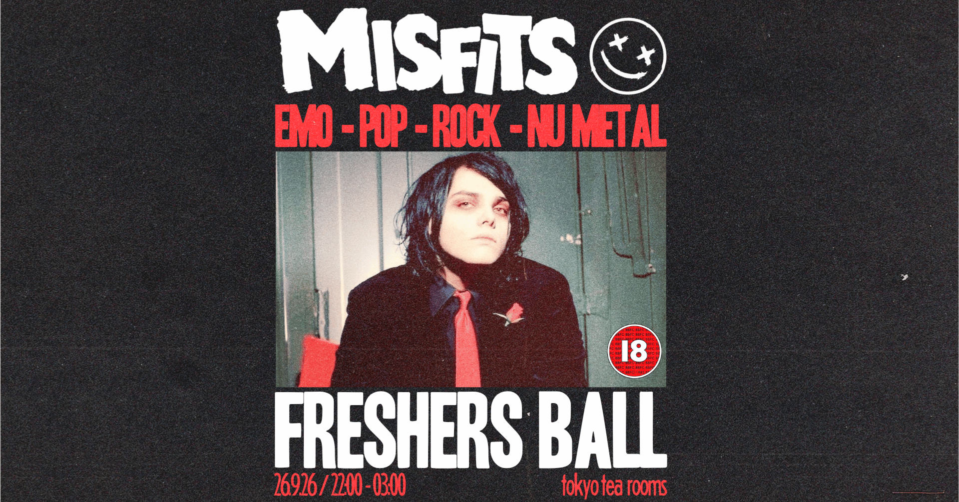 Misfits ∙ Freshers Ball 🖤🤵🏻‍♀️ Canterbury