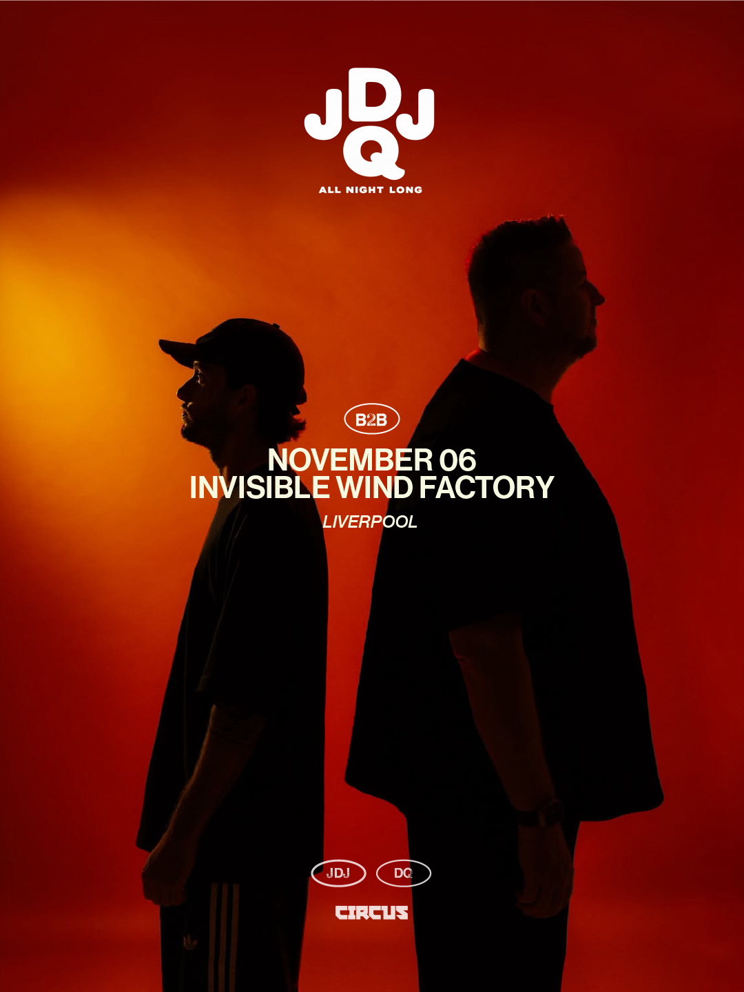 Job De Jong & Dennis Quin – All Night Long – Invisible Wind Factory, Liverpool