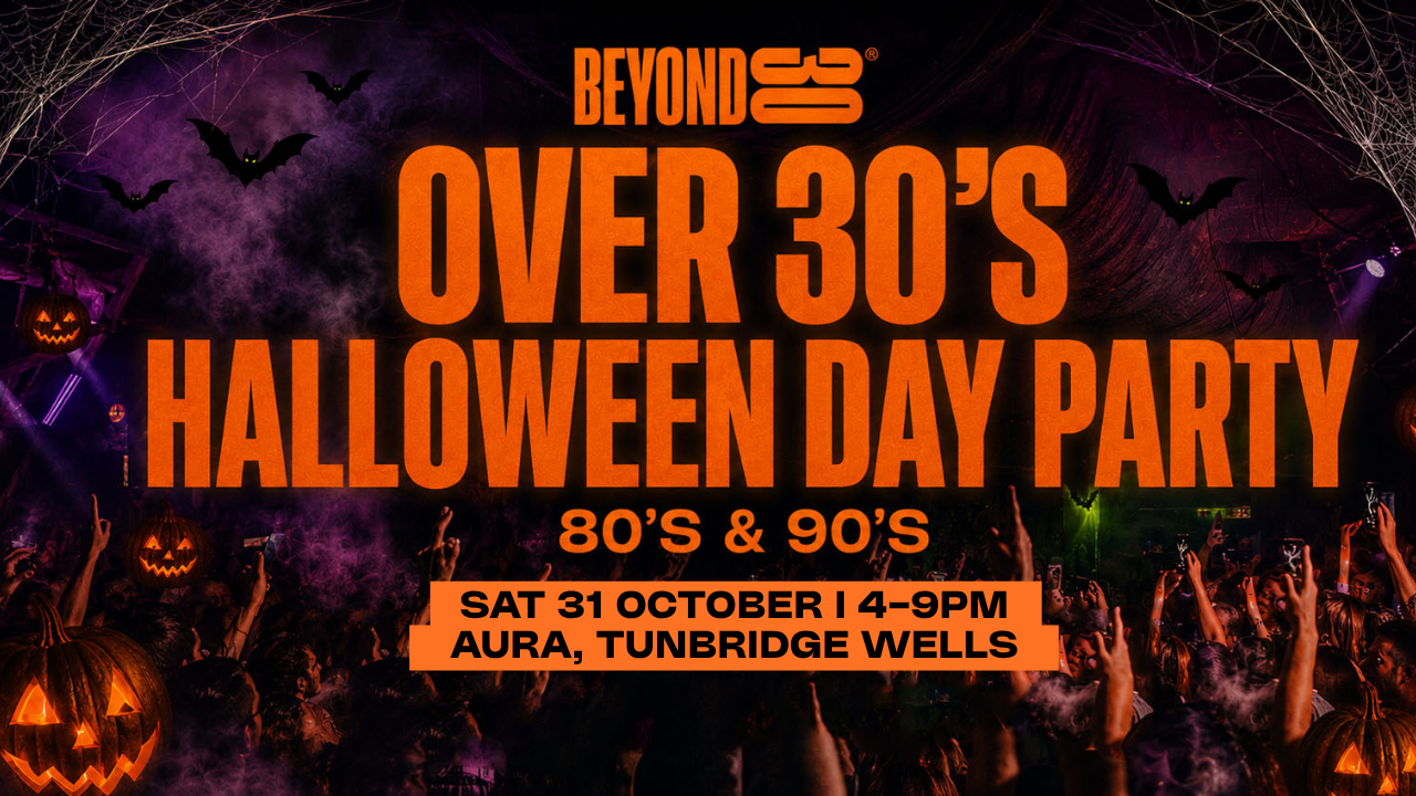 🎃 80s & 90s Over 30s Halloween Daytime Clubbing – TUNBRIDGE WELLS 👻🕺🏽