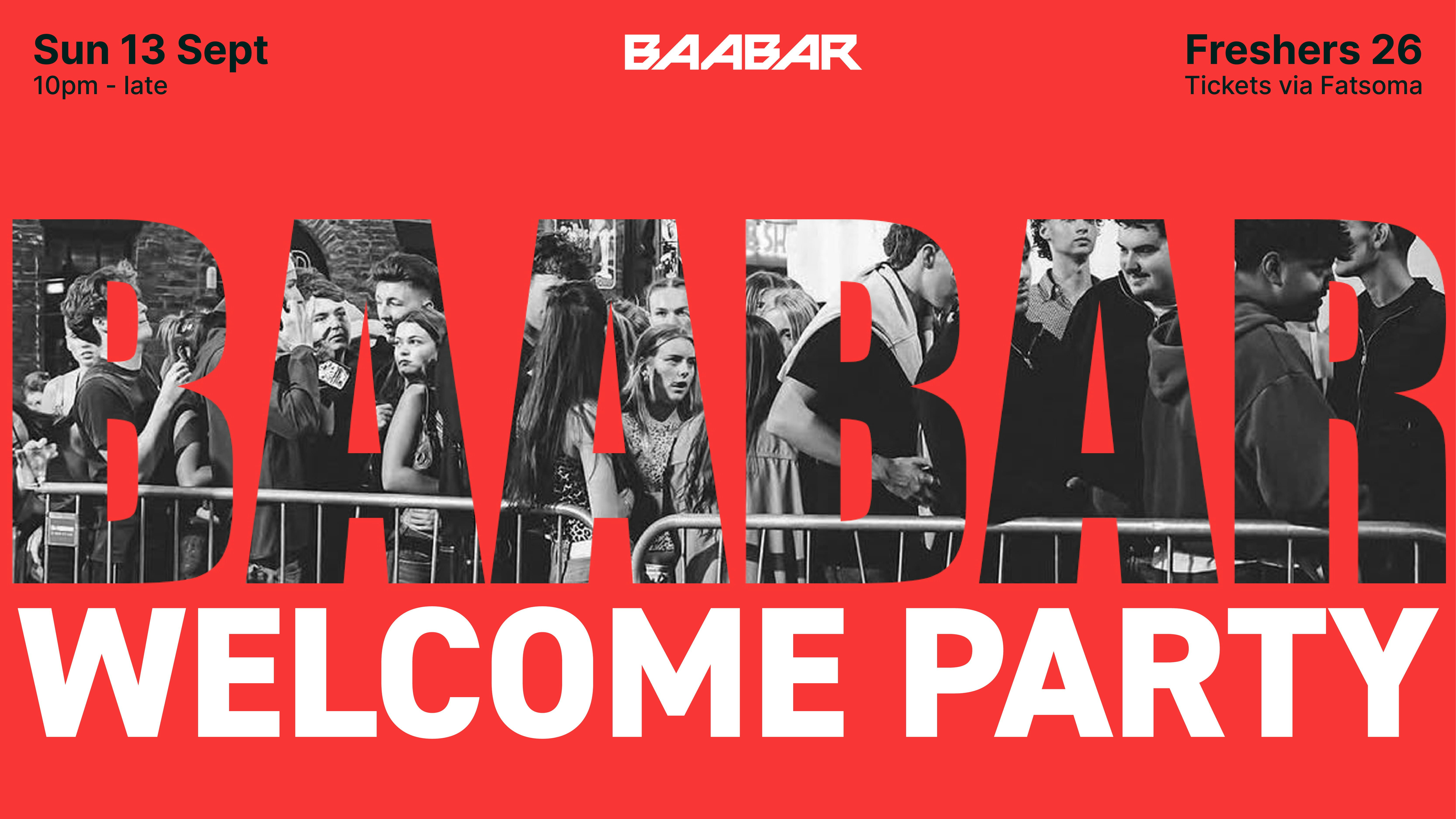 Baa Bar x JMU Freshers Welcome Party – 500 Free Tickets