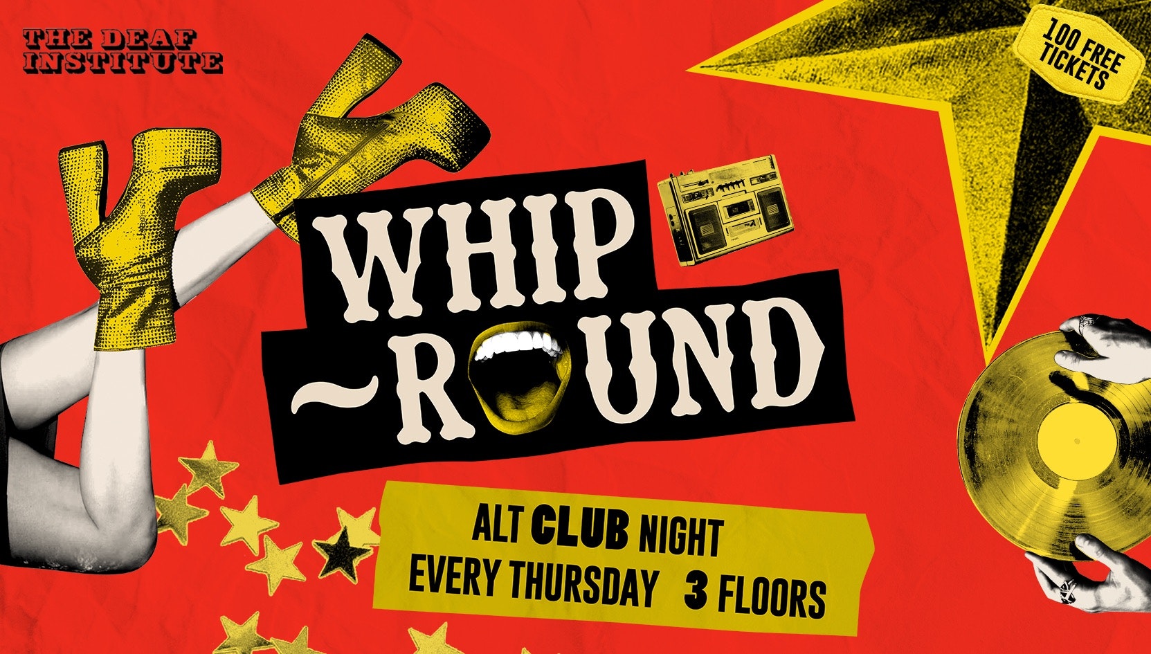 Whip-Round🤠 THURSDAYS AT DEAF | INDIE CLASSICS, POST-PUNK, NEW WAVE + MORE
