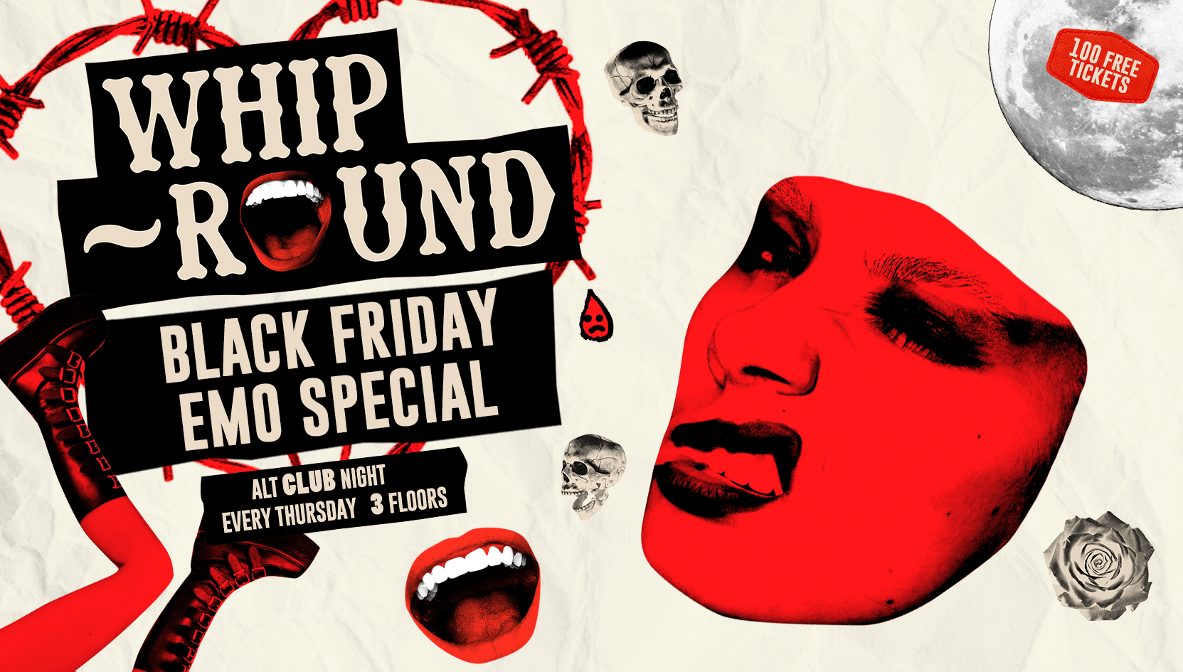 Whip-Round🤠 BLACK FRIDAY EMO SPECIAL🖤 | THURSDAYS AT DEAF | INDIE CLASSICS, POST-PUNK, NEW WAVE + MORE
