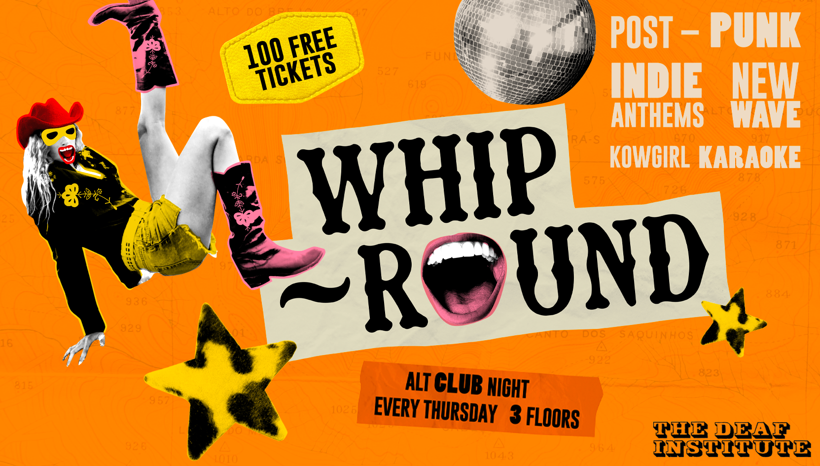 Whip-Round🤠 THURSDAYS AT DEAF | INDIE CLASSICS, POST-PUNK, NEW WAVE + MORE