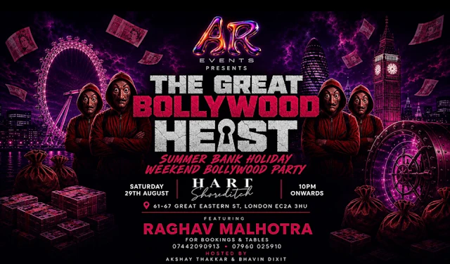 BOLLYWOOD HEIST || Ft. RAGHAV MALHOTRA || SHOREDITCH TAKEOVER ||