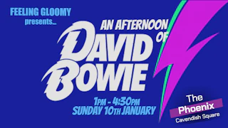 An Afternoon of David Bowie - Sun 10th January, 1pm-4:30pm