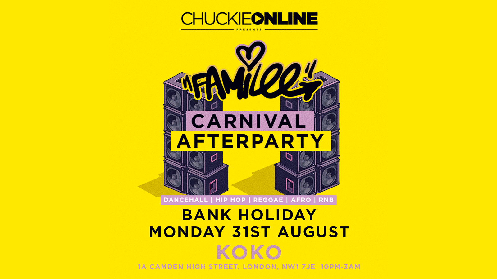 Chuckie Online presents: FAMILEE The OFFICIAL Carnival After Party