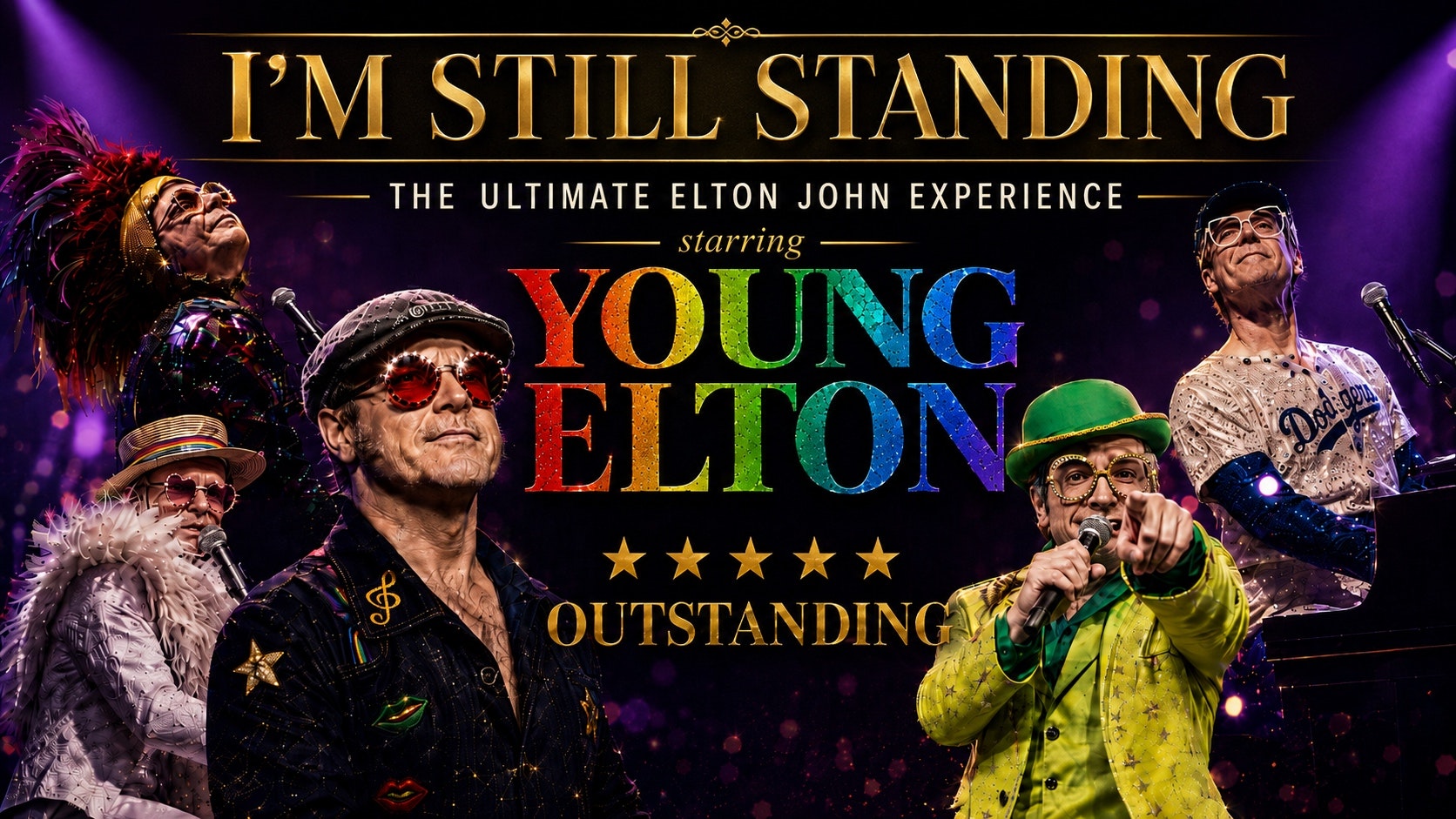 🎹 I’M STILL STANDING! 🚀 – the ultimate Elton John experience starring Young Elton
