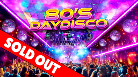 80s Day Disco: Hammersmith, London 🪩 SOLD OUT ❌