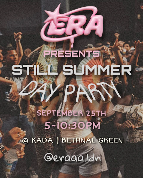 STILL SUMMER ☀️ - SEPT 25TH
