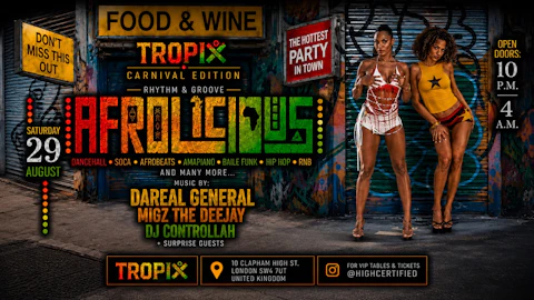 AFROLICIOUS Rhythm & Groove-Carnival Edition•Dancehall•Afrobeats•Amapiano