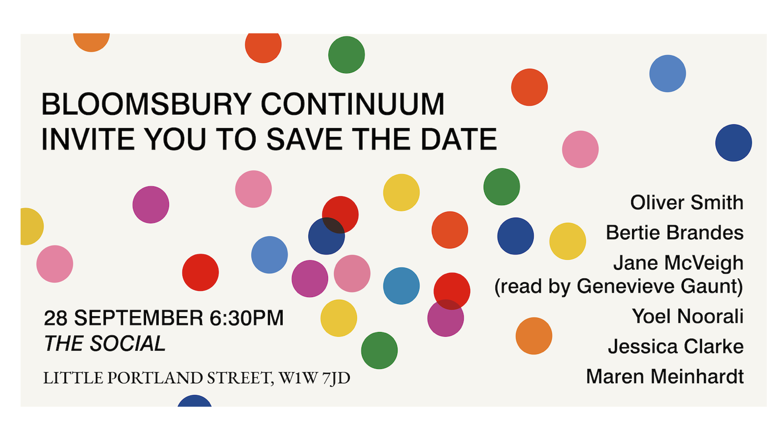 Bloomsbury Continuum Party