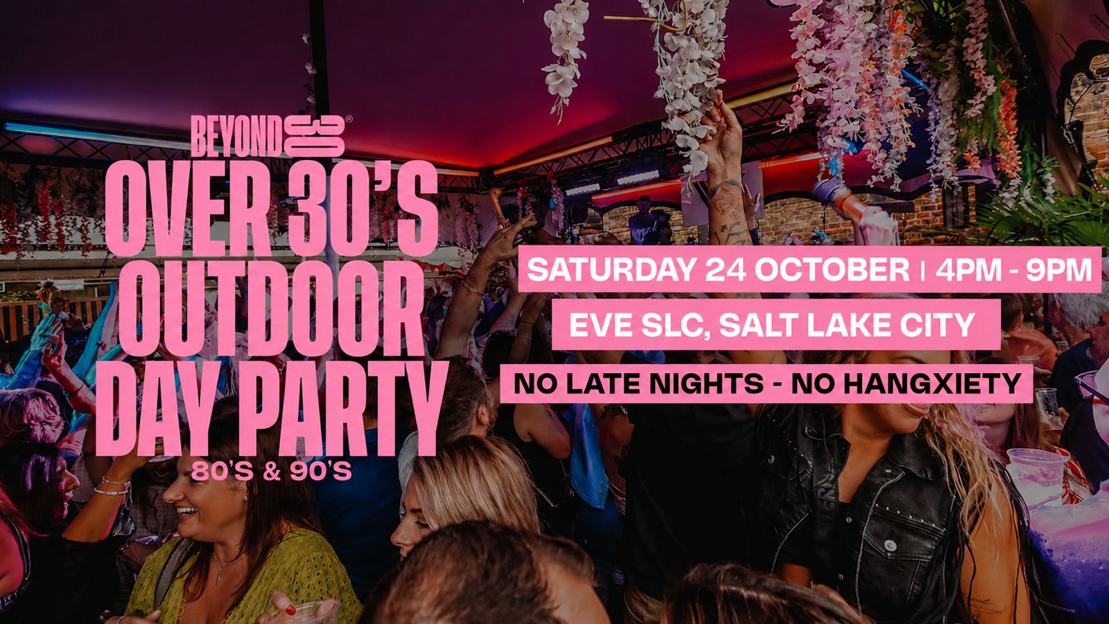 80s & 90s Over 30s Rooftop Daytime Clubbing – SALT LAKE CITY🕺🏽