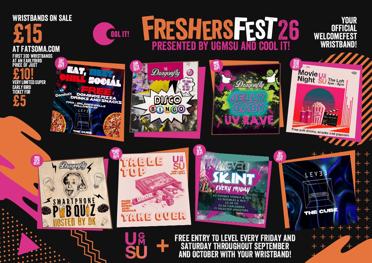 University Of Greater Manchester Official Freshers Fest 2026