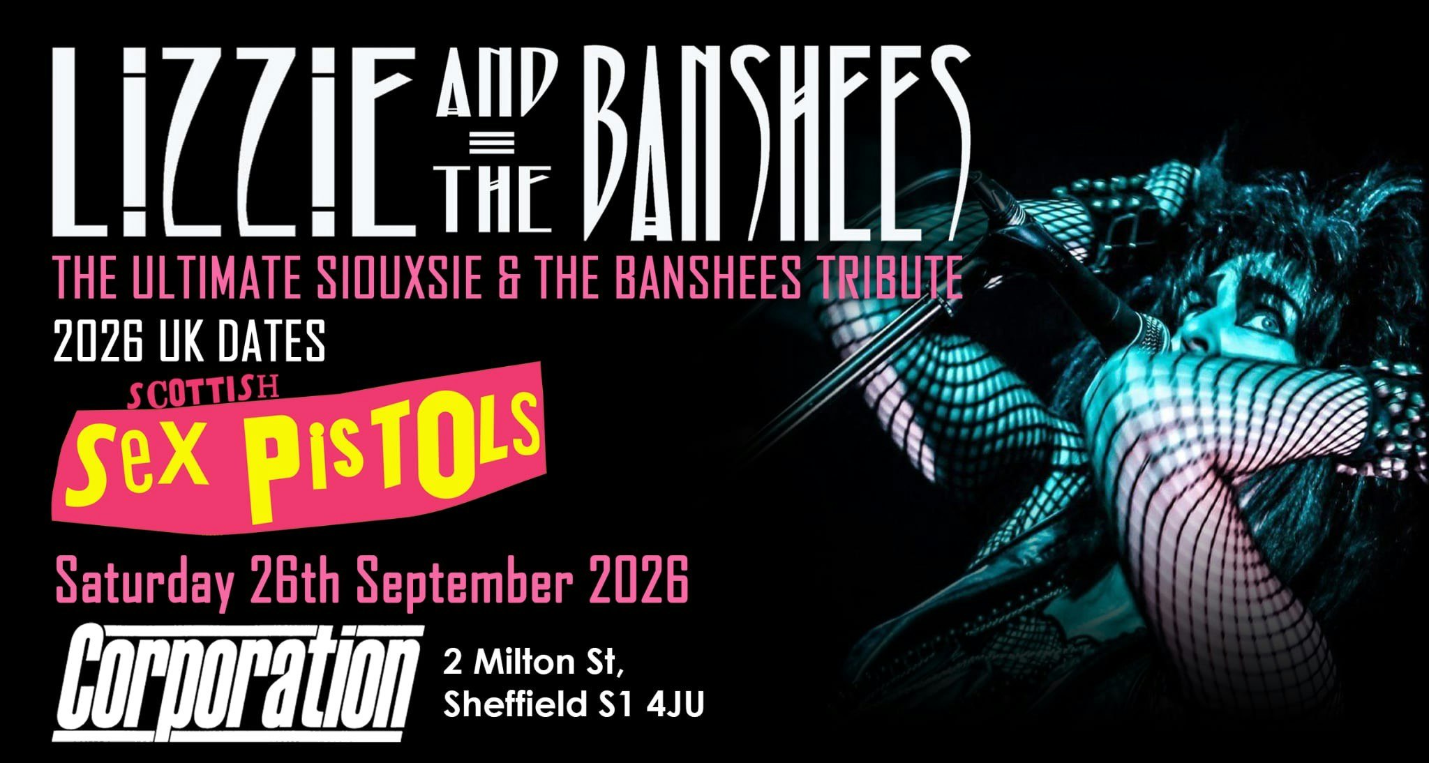 LIZZIE & THE BANSHEES + THE SCOTTISH SEX PISTOLS