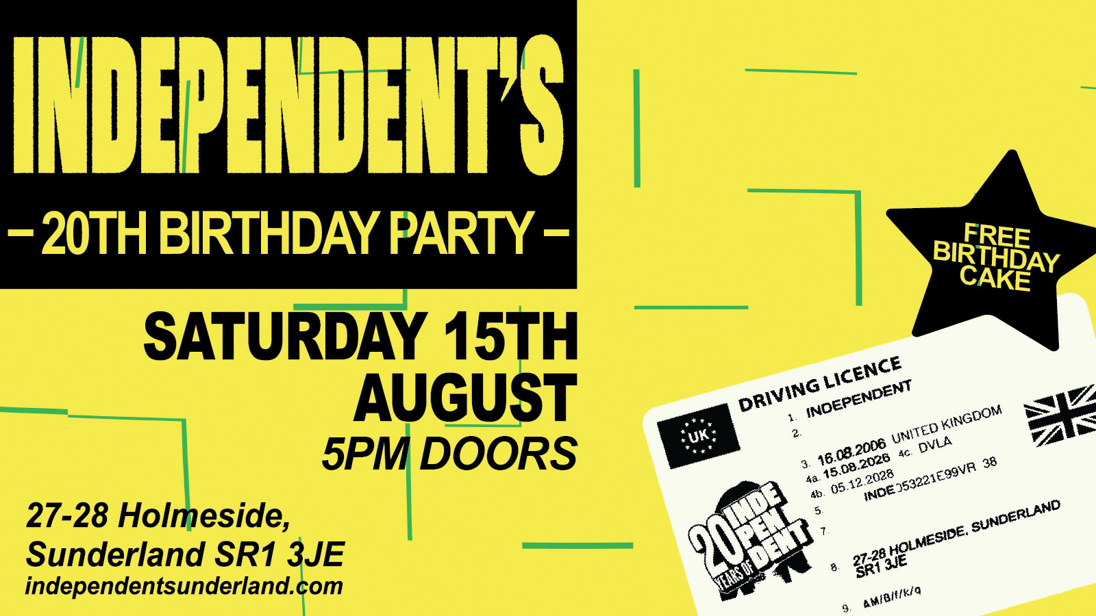 Independent’s 20th Birthday Party