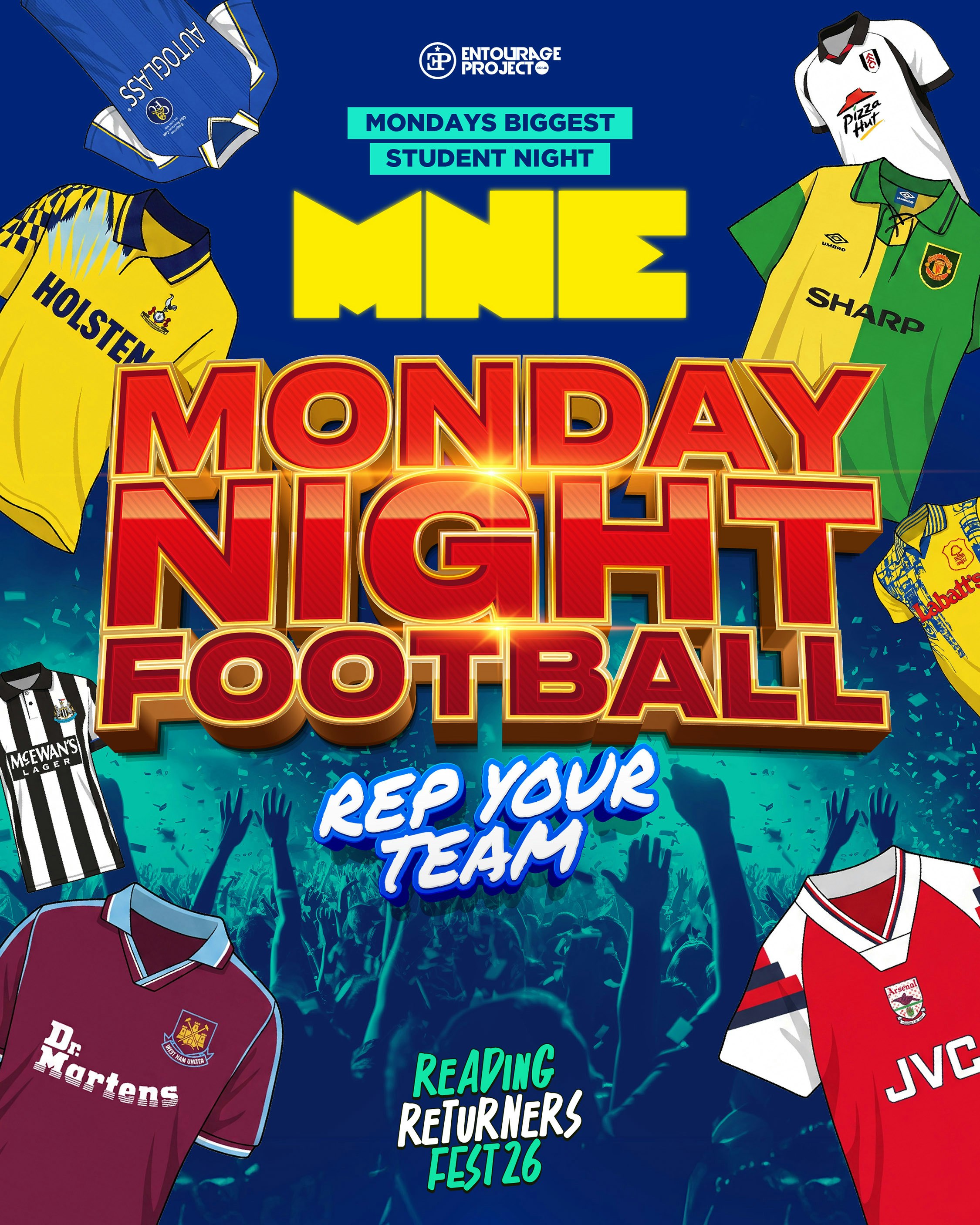 MNE – MONDAY NIGHT FOOTBALL💙💛 (PART OF RETURNERS FEST 26)