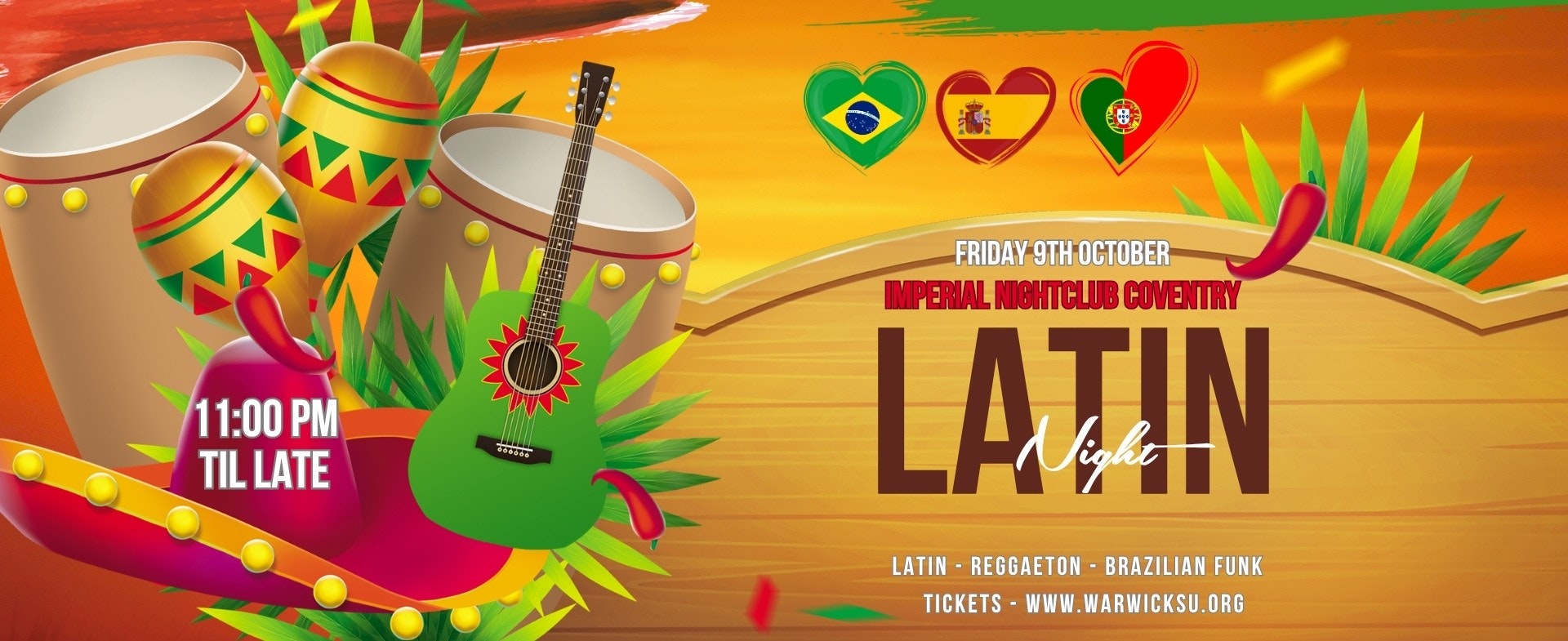 Latin Night | Coventry & Warwick Freshers 2026
