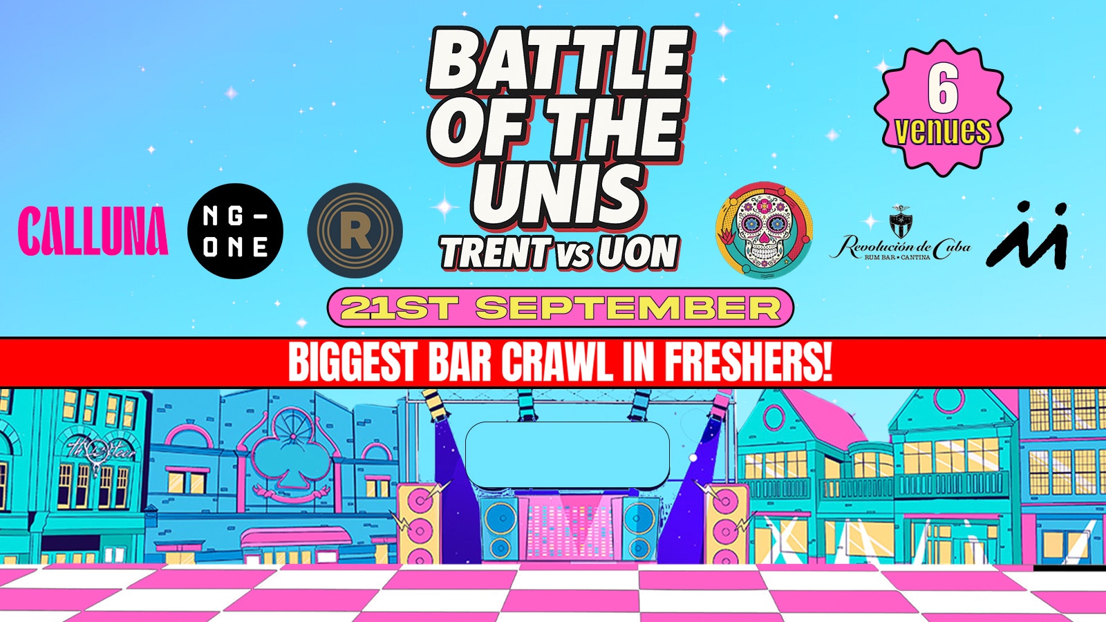 OFFICIAL Nottingham Battle of The Uni Bar Crawl – NTU vs UON