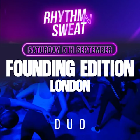Rhythm N Sweat newest social wellness experience Sat 5th September
