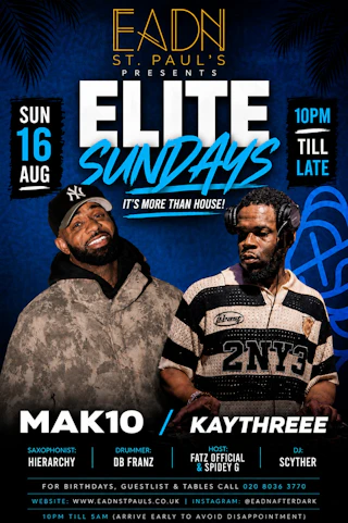 MAK10 x KAYTHREEE TAKEOVER...MORE THAN HOUSE