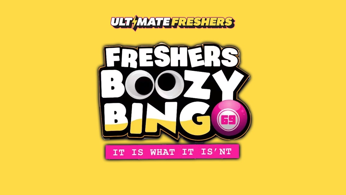 OFFICIAL FRESHERS BOOZY BINGO 🎱😵‍💫🔥 @ STRATHCLYDE STUDENT UNION 🎓🤪